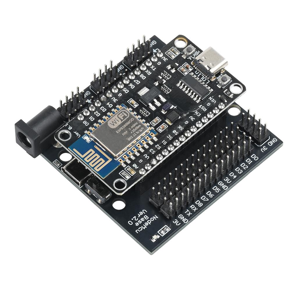 NodeMcu Base ESP8266 Testing DIY Board CH340 Type-C NodeMcu ESP8266 WiFi Development Plate Base for LoLin V3 NodeMcu Lua