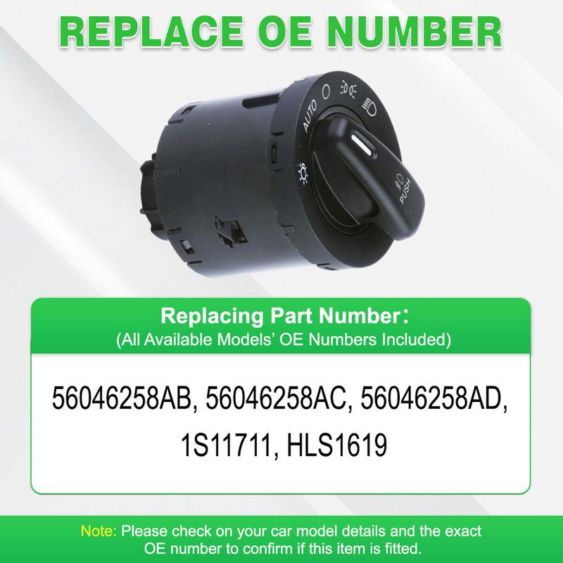 For Dodge Charger 2011-2014 for Dodge Durango 2011- 4 P   Headlight Dimmer Switch 56046258AC 56046258AB