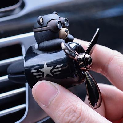 Автомобильный освежитель воздуха Bear Pilot с вращающимся пропеллером, ароматические автомобильные аксессуары