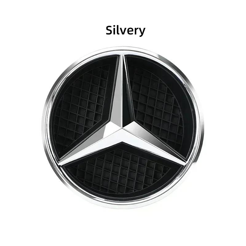 OFK3 Car Grill Emblem Star Badge Car Front Grill Logo For Mercedes Benz W205 A B C W204 W213 GLA GLK CLA CLS SLK W253 Car ornaments