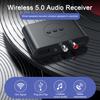 Bluetooth-совместимый приемник для динамика 3,5 мм 2 разъема RCA автомобильный аудио музыкальный стерео беспроводной адаптер для смартфонов планшетов