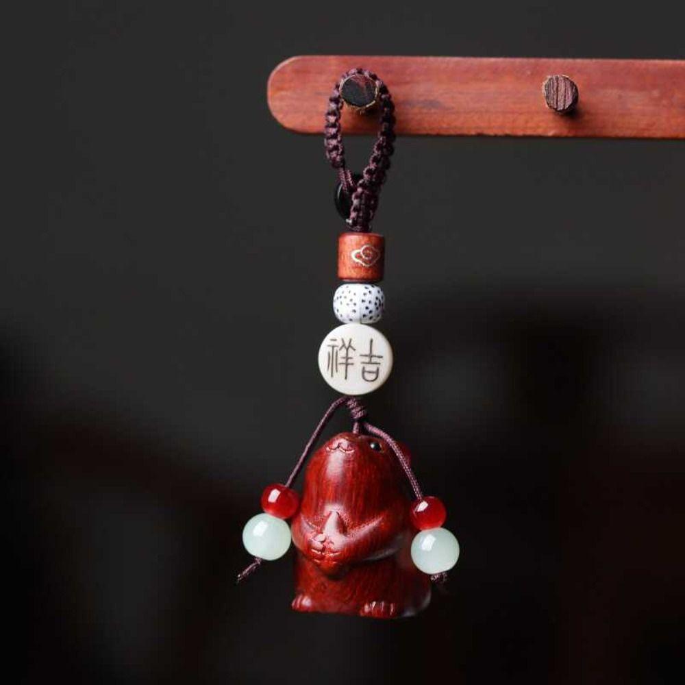 Мини резьба по дереву резьба по дереву брелок с изображением двенадцати знаков зодиака офисные аксессуары для стола