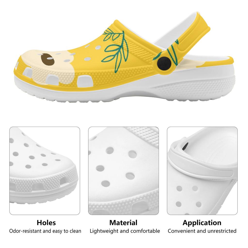 Colorful Pattern EVA Clogs Unisex Comfortable Breathable Slip On Casual Shoes Soft Sole Summer Sandals Lightweight Daily Wear