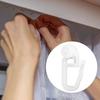100 шт. Пластиковые ролики для каретки, Крючок для шторной направляющей Универсальный ролик для штор Аксессуары для рулонных штор Домашний держатель для штор