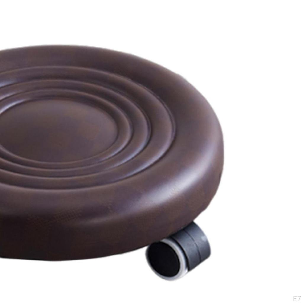 Низкая высота табуретки на колесиках подставка для ног с подвижной утолщенной подушкой табуреты-стремянки на роликах