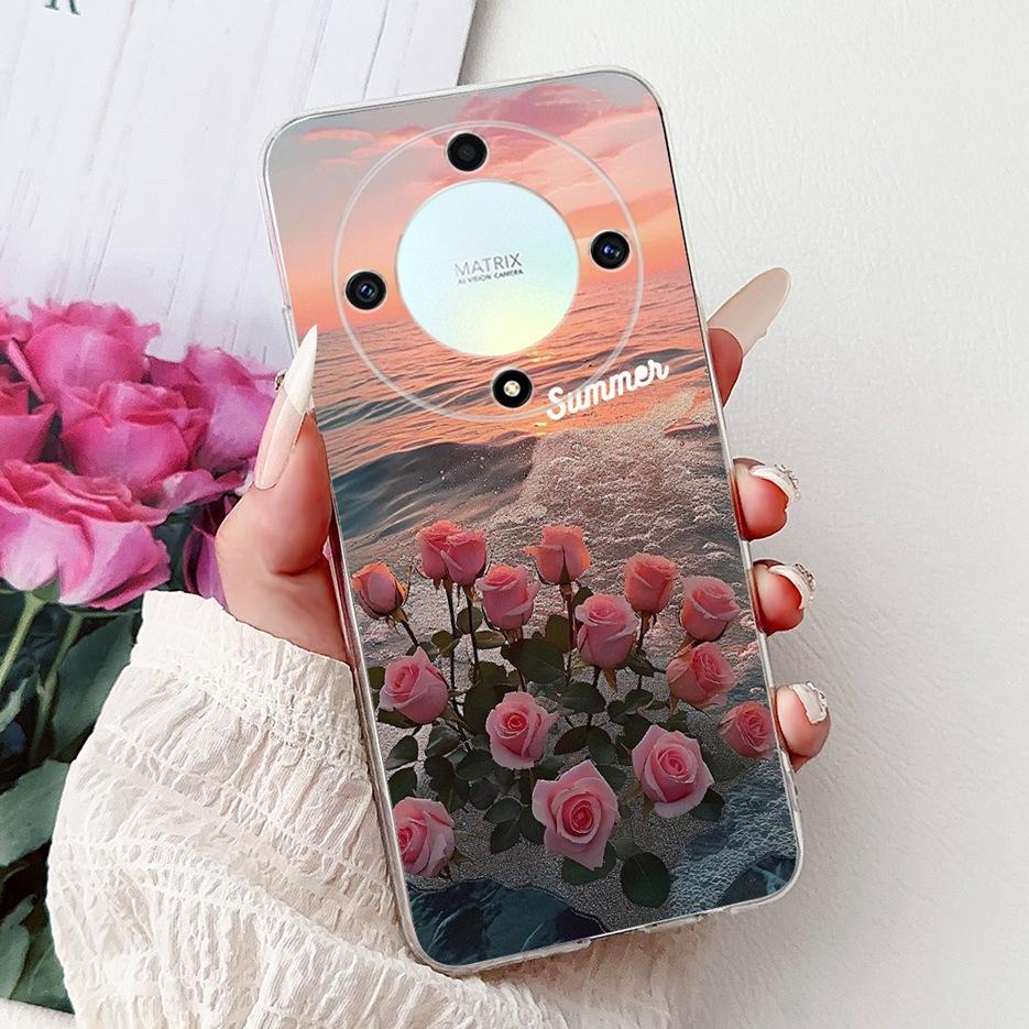 Чехол для Honor X9a Magic5 Lite Популярный Роскошный Расписной Чехол Мягкий Тонкий Чехол для Телефона Для Honor Magic 5 Lite HonorX9a Задняя Крышка Сумки