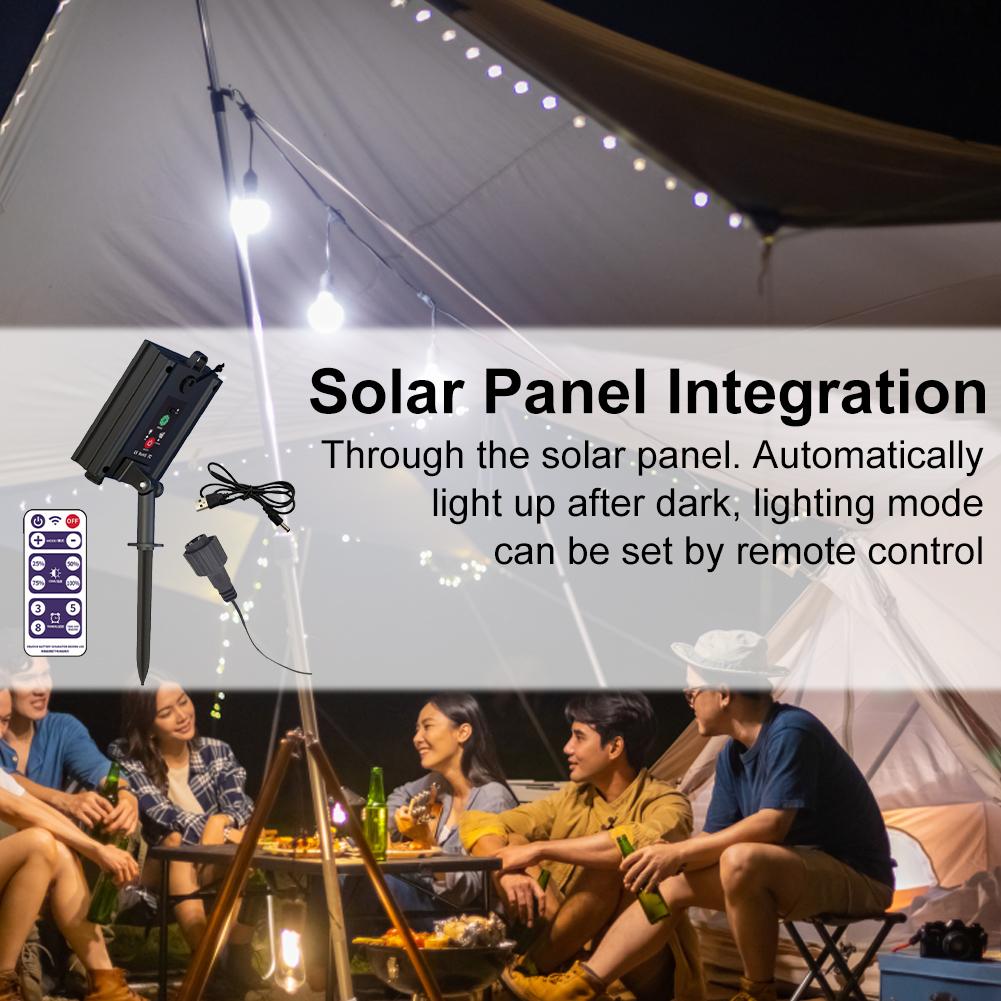Питание от литиевой панели, светодиодная гирлянда с пультом дистанционного управления, блок управления для светодиодной гирлянды 3,7 В, зарядка постоянным током