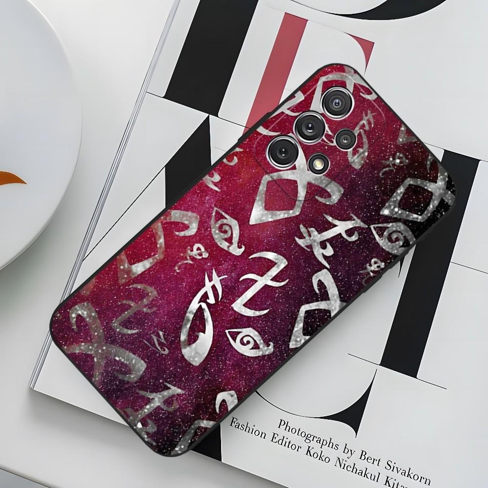 Чехол для телефона Shadowhunters для Sumsung Galaxy S24 S23 S22 S21 S20 A24 A34 N20 M54 A54 A53 Fe Plus Ultra Черный Мягкий чехол