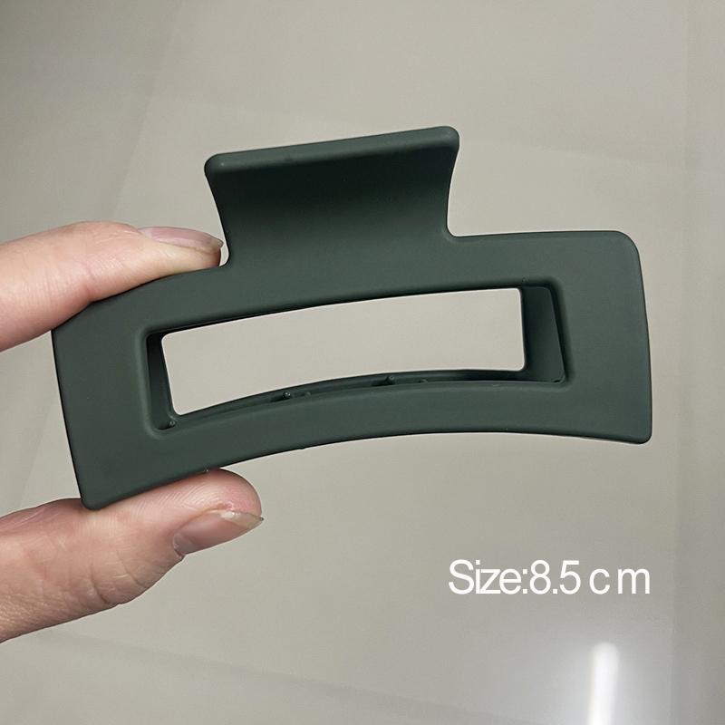 Большой краб для волос с бантом, новый модный однотонный черный зажим для волос в виде акульего плавника, инструменты для укладки волос, аксессуары для женщин, девушек