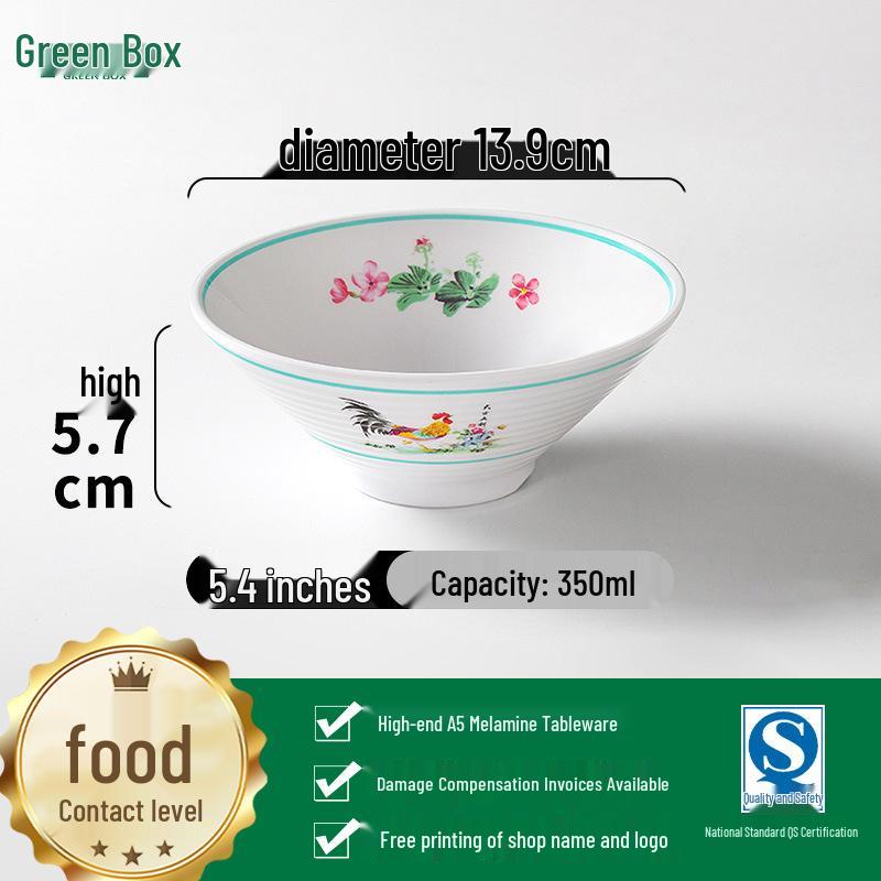 Retro Rooster Tableware Set: Bowl, Cup, Plate & Creative Dish Plates for BBQ & Cold Dishes