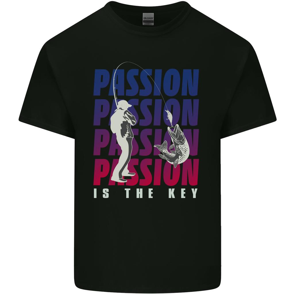 Fishing Passion Is the Key FisherUnisex Unisexs Light Cotton TShirt