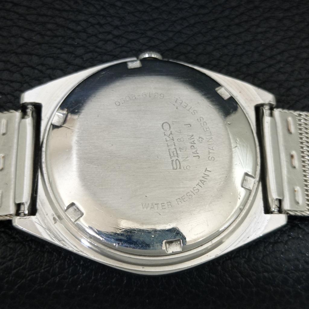 ВИНТАЖНЫЕ АВТОМАТИЧЕСКИЕ ЧАСЫ SEIKO 5 6309A ЯПОНИЯ МУЖСКИЕ ФИОЛЕТОВЫЙ ЦВЕТ ЦИФЕРБЛАТ a709019-1
