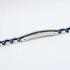Titanium Steel Couple Bracelet With Zircon Inlay Geometric Design Hypoallergenic Non-Tarnish Fashion Jewelry Men Women