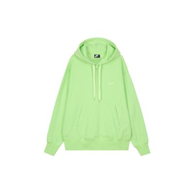 Nike Спортивная толстовка с капюшоном из французского терри с вышитым логотипом, мужской топ с длинными рукавами кислотно-зеленого цвета DA0024-399