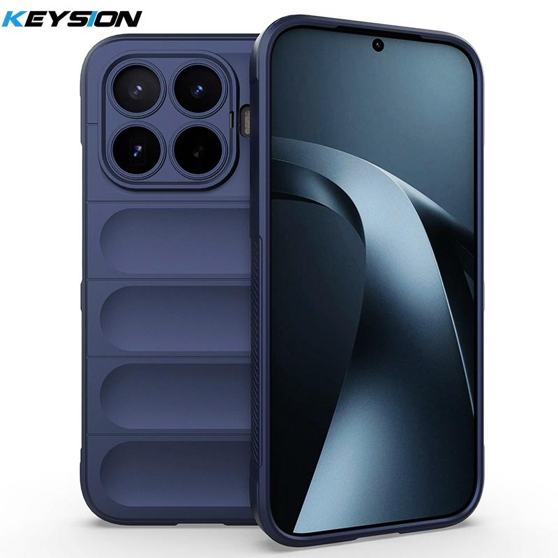 KEYSION Прочный противоударный матовый чехол для телефона Xiaomi 17T Pro 5G Противоскользящая мягкая силиконовая задняя крышка для телефона Xiaomi 17T 5G
