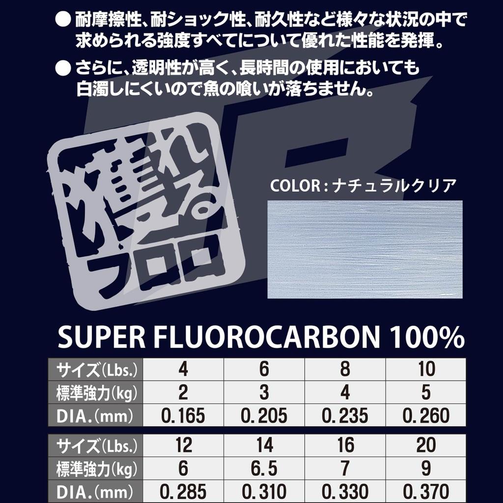 Линия DUEL (фторуглеводород) TB CARBON леска 100м 14Lbs. Натуральный чистый