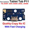 For Lenovo Tablet Tab P11 TB-J606F J606 J606N J606L J606M USB Charging Dock Board USB Charger Port Board Connector Repair Parts