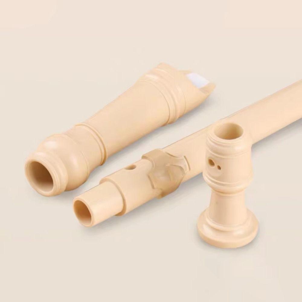 Food Grade ABS Eight Hole Clarinet Easy Adjustable Vertical Flute Soprano Recorder Kids Children