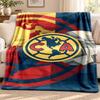 Club America Blanket Flannel Blanket Soft Cozy Plush Throw for Sofa Bed Lightweight Home Decoration Outdoor Camping