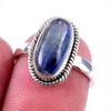 Natural Kyanite Gemstone Handmade 925 Solid Sterling Silver Gift Ring S.6 d0N49