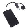 USB 3.0 или USB C на двойной HD-разветвитель 2-в-1 USB-адаптер вывода HD Поддержка 4K 2K Расширенный дисплей для ПК Ноутбука