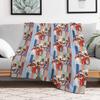 Monkees Throw Blanket Portable Lightweight Blanket for Travel Camping