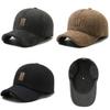 Warm Men's Winter Baseball Cap For Middle-aged Seniors In Thickened Wool Blend Design