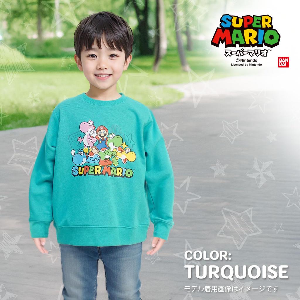Толстовка Супер Марио Марио Луиджи Йоши Товары Длинный рукав Флис [Fine Plus]