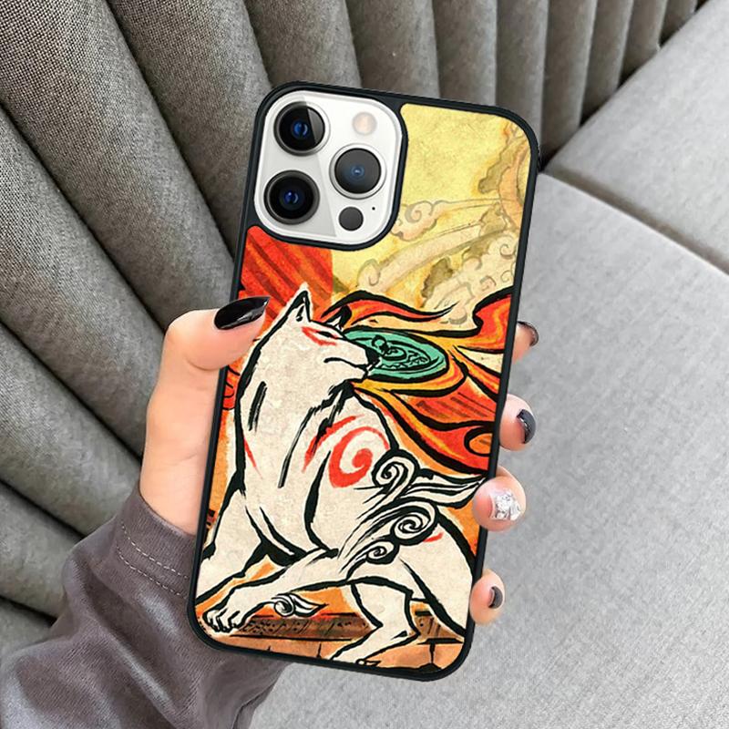Японский стиль Чехол для телефона с лисой Для iPhone 17 Air 16 16e 15 13 14 Pro Max 11 12 Plus 2022 MAX Защитная крышка coque