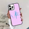 Гимнастическое движение с лентой Чехол для телефона Для iPhone 17 Air 15 16 14 13 12 Pro Max 11 Pro Max Plus Coque Shell