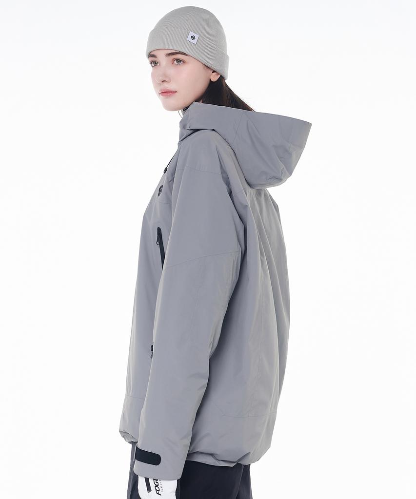 Куртка-анорак для кук 2425 Ricca Snowboard Серая Унисекс