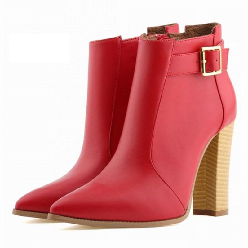Winter Women Ankle Boots Fashion Zippers Ladies Casual Short Boots Platform Pointed Pole Dancing Pumps Shoes