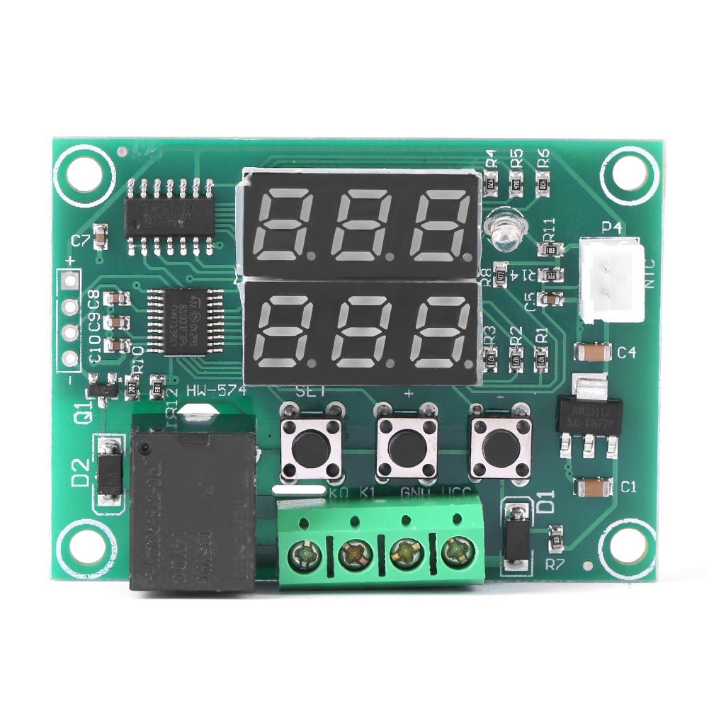 Digital DC 12V Dual LED Display Temperature Controller Sensor Relay Module Thermostat Switch