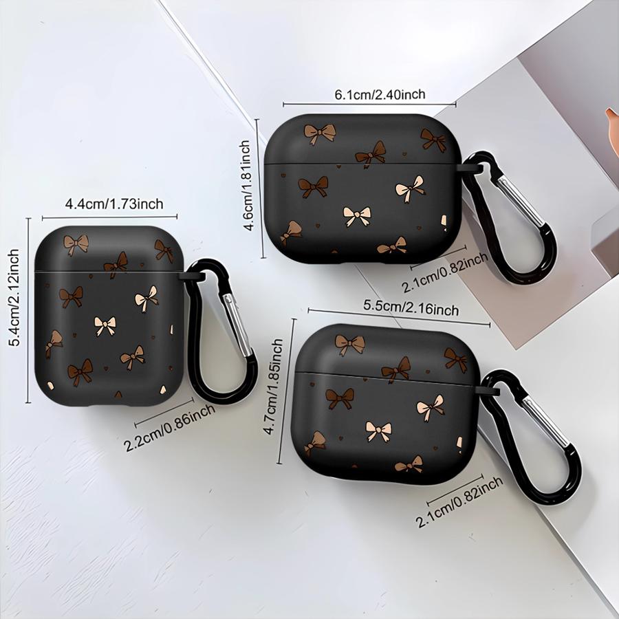 Чехол для наушников Cover Case Для Airpods Pro2 Pro 3 4 2 Pro3 1 Ретро Галстук-бабочка