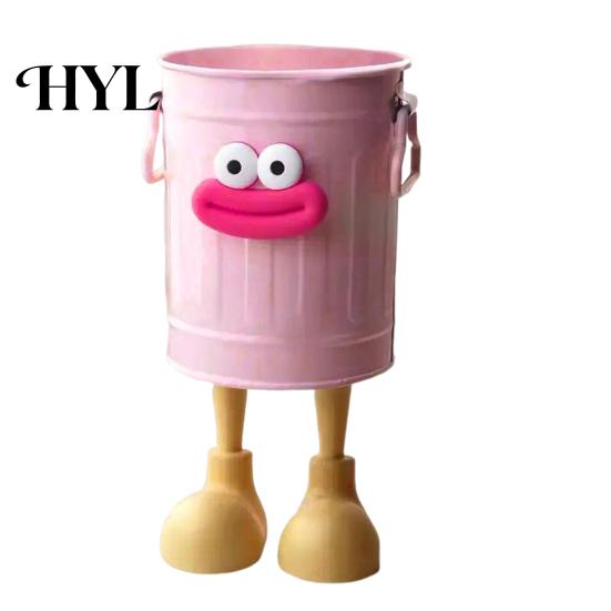 Space-saving Pen Container Cartoon Holder Round Vertical Pencil for Office Home Stationery For Desk Study Desktop Accessories Storage Organizer
