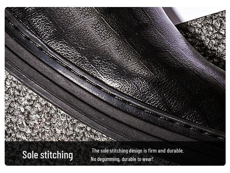 Men's Large Size Genuine Leather Casual Shoes - British Style Autumn Youth Formal