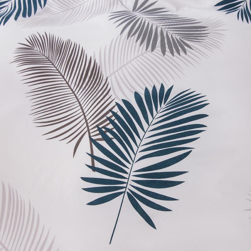 Новый белый пододеяльник с застежкой-молнией, чехол с принтом листьев дерева, пододеяльник 150x200 см, 180x220 см, 200x230 см, 220x240 см, размер 1 шт.