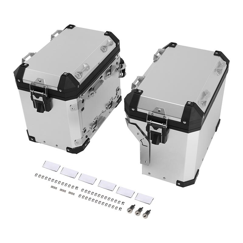 Motorcycle 48L Saddlebags Pannier Side Case Luggage Bag For BMW R1200GS 13-2018 R1250GS Adventure 19-24 F900GS 23-25 Rear Trunk