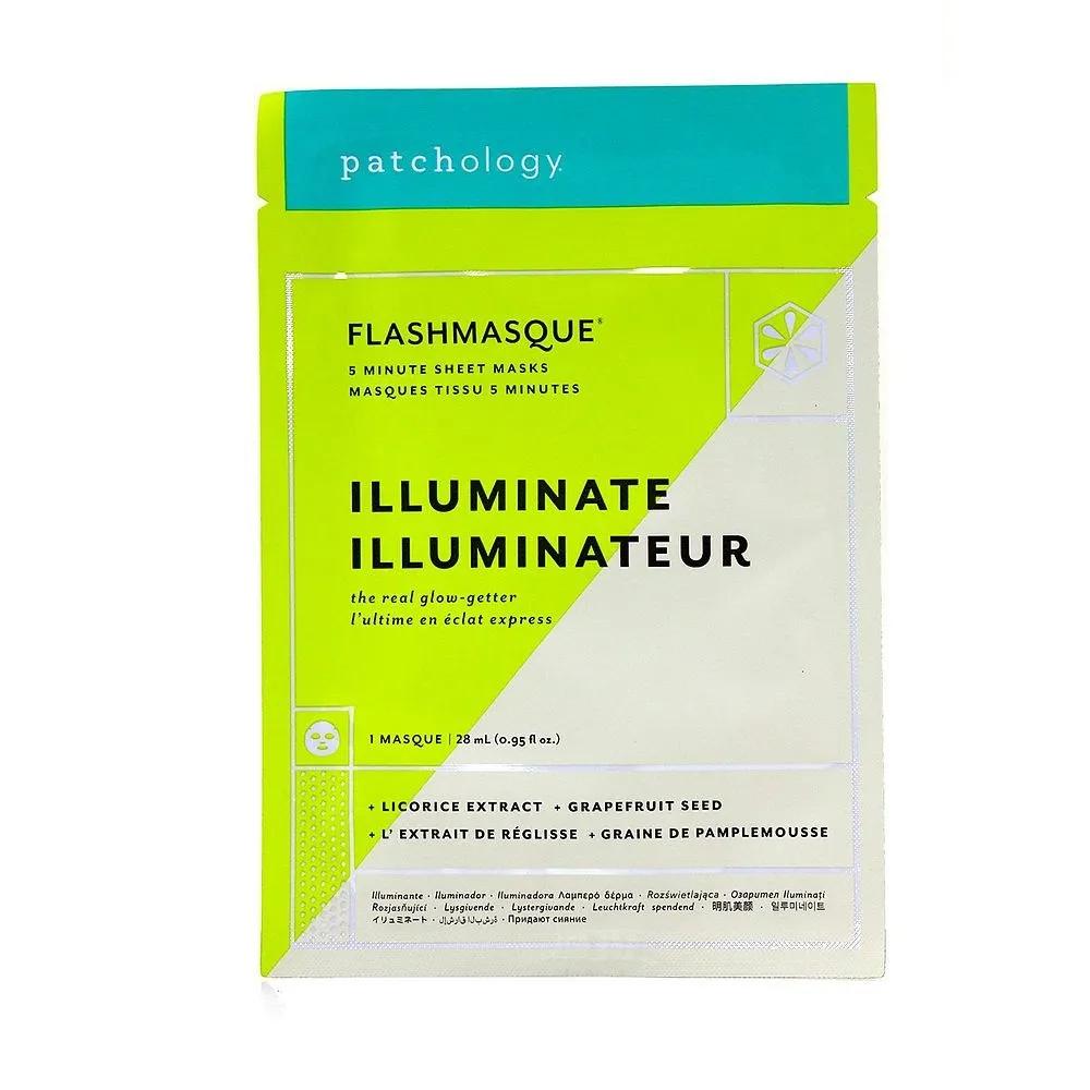 Patchology Flash Mask 5-Minute Sheet Mask Illuminate 28ml (4 Pieces)