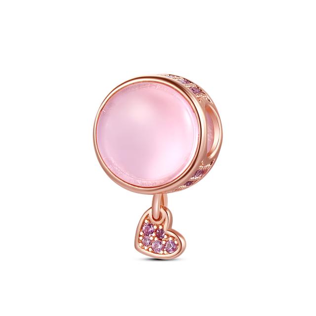 Новая розовая серия кулон в форме сердца, бусины, подходят для оригинального модного браслета-подвески из стерлингового серебра 925 пробы для женщин, изготовление ювелирных украшений своими руками