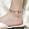 Four-Leaf Clover Titanium Steel Anklet Women Do Not Lose Color Simple Light Luxury High-Level Sense Of Foot Chain