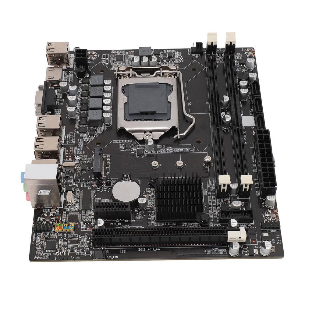 Материнская плата H55 Профессиональная M.2 NGFF Слот LGA 1156 DDR3 8-канальная память 4-фазное питание Игровая