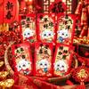 6PCS/Set Lucky Red Envelopes Gold Foil Design 2027 Luck Money Bag  Year of The Sheep