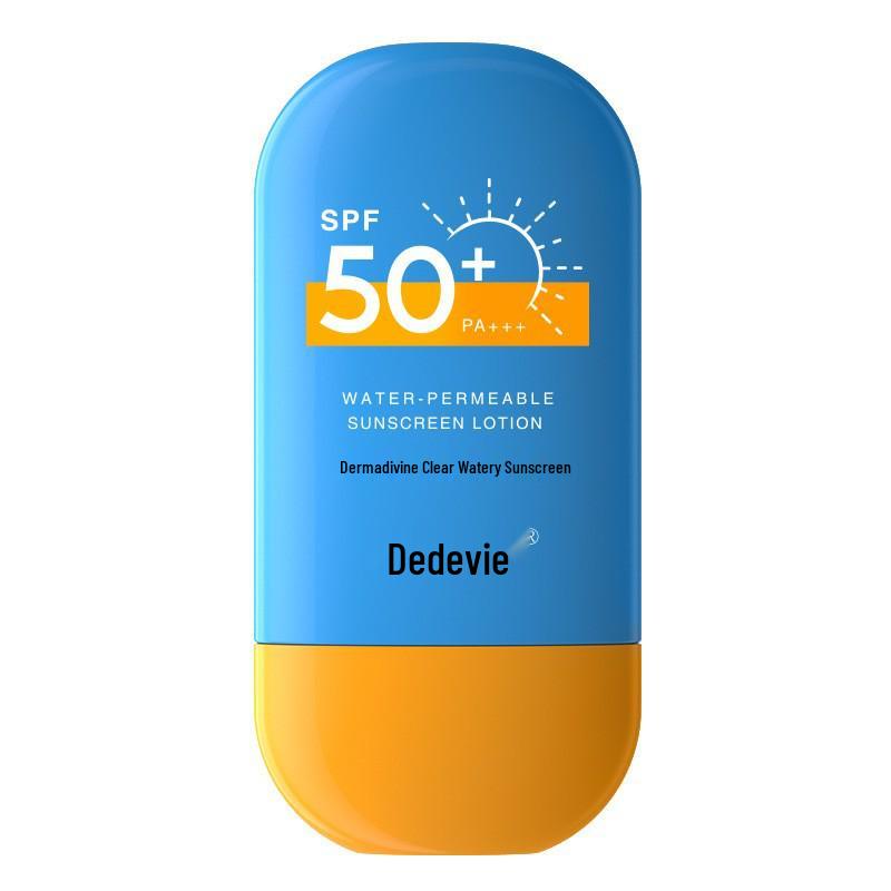 Солнцезащитный крем Dede Weifu Clear Watery SPF50+ - Высокая защита, Нежирный, Стойкий.