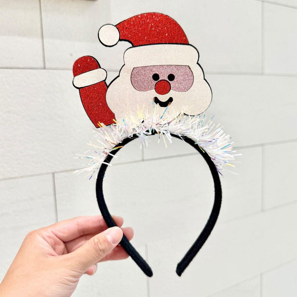 Christmas Elk & Snowman Headband: Festive & Charming Hair Accessory for Women
