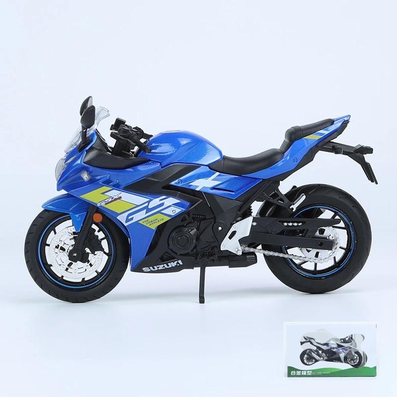 1/12 Suzuki GSX-250R Alloy Racing Мотоцикл Модель Моделирование Литой Металлический Мотоцикл Соревнование Модель Коллекционная Игрушка Подарок Детям