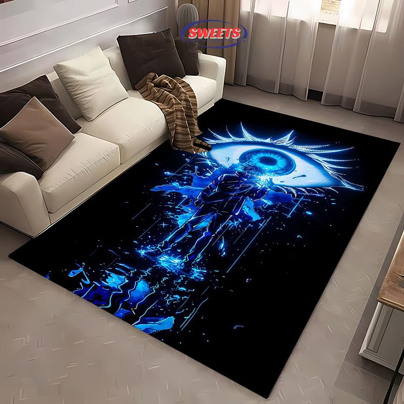 New Shelves ! Jujutsu Kaisen Gojo Satoru Carpet, Living Room Bedroom Office Kid's Room of Choice, Non-slip Machine Washable Mat