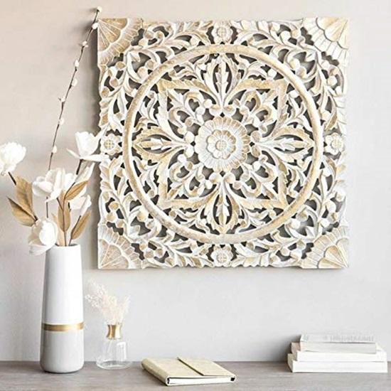 Wall Decorative Panel 60.96cm Wooden Wall Sign Wall Decorative Panel Wood Carving