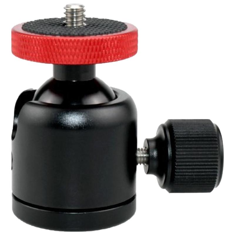 Шаровая головка для штатива с 1/4" 3/8'' Горячим башмаком, 360° Вращающаяся, Адаптер для крепления камеры, Шаровая головка для штативов