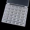 25Pcs Clear Sewing Machine Bobbins Spools DIY Empty Bobbins Spools Plastic Storage Box For Household Sewing Accessories Tools
